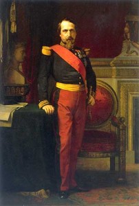 FLANDRIN Hippolyte (1809-1864), Napoleon III, empereur des Français (1808-1873). Huile sur toile 1861. Versailles ; musée national des châteaux de Versailles et de Trianon. FLANDRIN Hippolyte (1809-1864), Napoleon III, empereur des Français (1808-1873). Huile sur toile 1861. Versailles ; musée national des châteaux de Versailles et de Trianon.