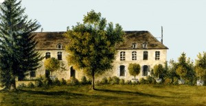 Aquarelle du Val-Richer Aquarelle du Val-Richer. Collection particulière. Photo de François Louchet