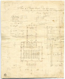 Plan de l'école de Saint-Ouen-le-Pin Plan de l'école de Saint-Ouen-le-Pin