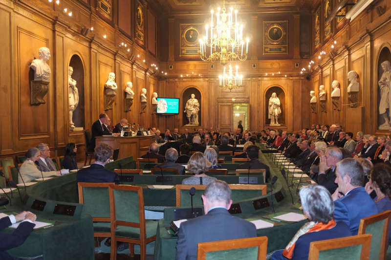 Assemblée réunie pour le second Prix Guizot de l'Institut